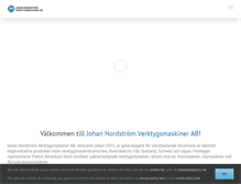 Tablet Screenshot of jnmaskiner.se